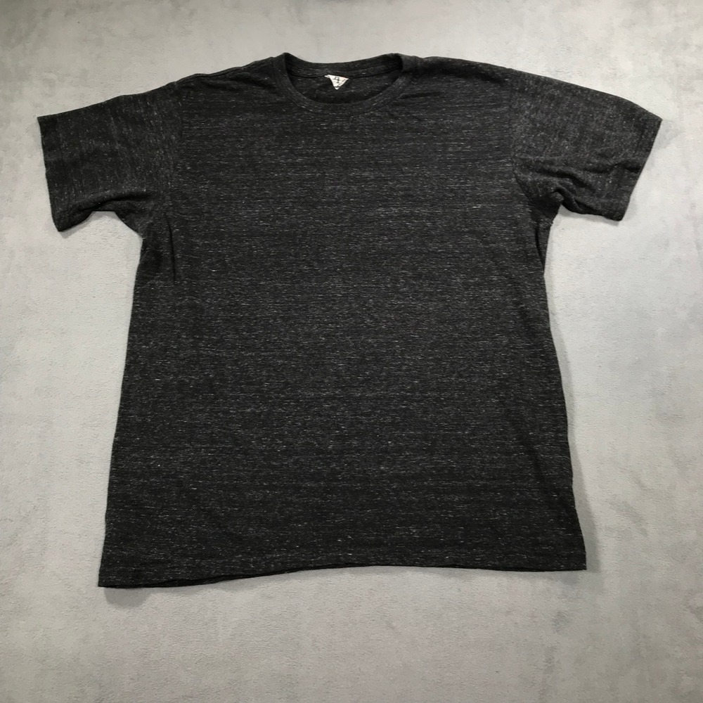 FileMelange Charcoal Gray T-Shirt Made in Japan Men Size 4 Cotton Short Sleeve